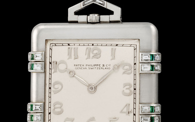 Patek Philippe – Extremely Important, Historical and Well Preserved, Open Face Art-Deco...