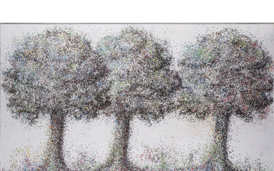 Pavlos (Pavlos Dionyssopoulos, dit) (1930-2019) Trois arbres, 1983