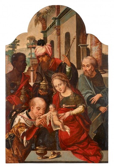 Pays-Bas, XVIe siècle Atelier de Pieter Coecke van Aelst L'Adoration des Mages