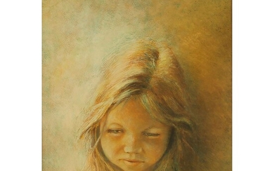 ARTURO SPOZIO (1921) "Volto di ragazza" - "Girl's face"