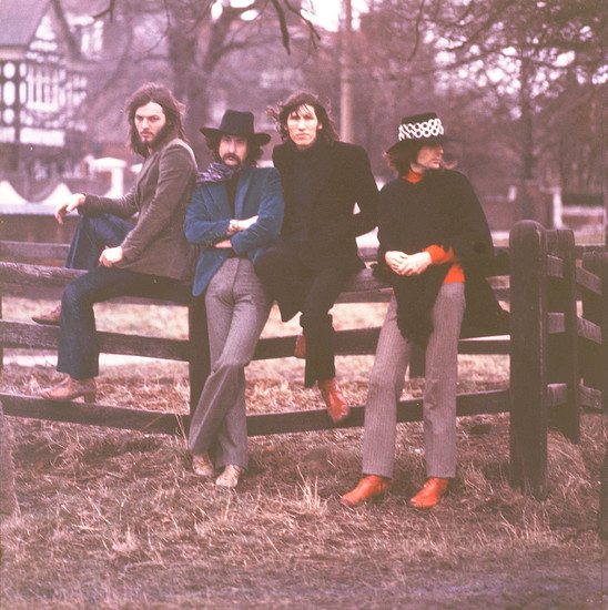 Pink Floyd: Eight colour photographs of the band, taken by Michael Randolph