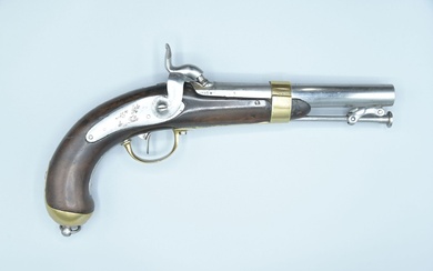 Pistolet réglementaire modèle 1837 de Marine.... - Lot 25 - Aponem