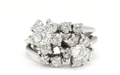 Platinum and Diamond Ring