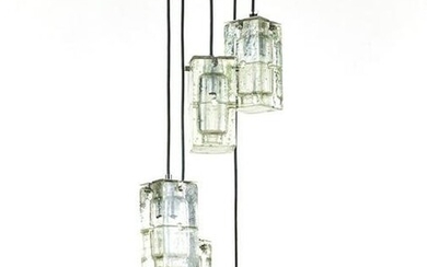 Poliarte (Attributed) Suspension lamp. Italy, 1970s.