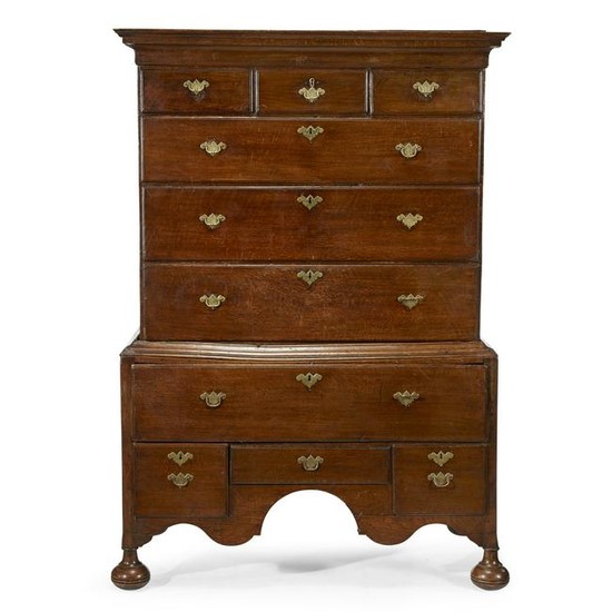 Queen Anne beech chest-on-stand, first half 18th