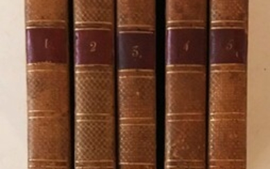*RIVAROL Antoine. Ensemble de 3 titres en 7 volumes : - Discours préliminaire du nouveau...