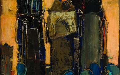 Raimonds Staprans (1926-Present) Oil On Canvas 1952