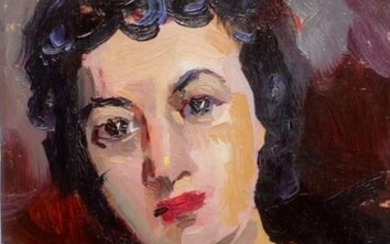 Roberto Scognamiglio (1883-1965) - Ritratto femminile