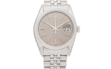 Rolex. A recently serviced stainless steel automatic calendar wristwatch Datejust, Ref 16030, Circa 1981