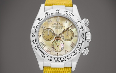Rolex Cosmograph Daytona "Beach", Reference 116519 A white gold chronograph...