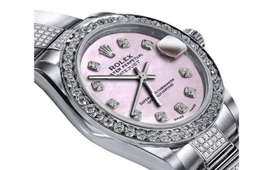 Rolex Diamond Datejust 36mm Mens Watch
