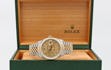 Rolex - Oyster Perpetual Datejust - "NO RESERVE PRICE" - 16233G - Unisex - 1990-1999
