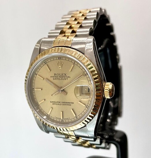 Rolex - Oyster Perpetual Datejust. Steel & Gold. - 68273 - Women - 1990-1999