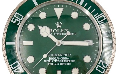 Rolex Submariner Dealer Display Wall Clock