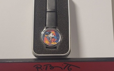 Romero Britto (1963) - [2X] Mickey Mouse & "LA CAT" watch. LOW PRICE! Mother'sDay Art Gift