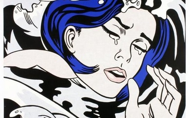 Roy Lichtenstein - Drowning Girl - 1989 Serigraph 56" x 48"