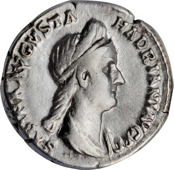SABINA (WIFE OF HADRIAN). AR Denarius, Rome Mint, A.D. 130-133. ANACS VF 35.