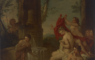 STUDIO OF CHARLES-JOSEPH NATOIRE (NÎMES 1700-1777 CASTEL GANDOLFO) Diana surprise...