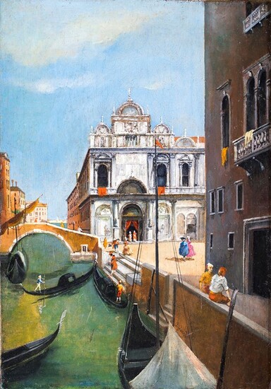 Scorcio di Venezia, Pittore del XIX/XX secolo