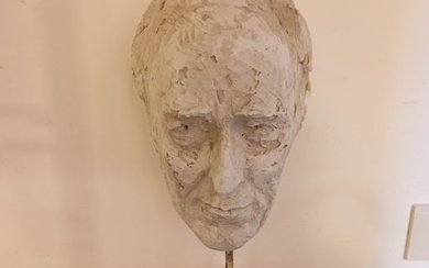 Quinto Martini (1908 - 1990) - Sculpture, Busto di Mario Luzi - 46 cm - Plaster