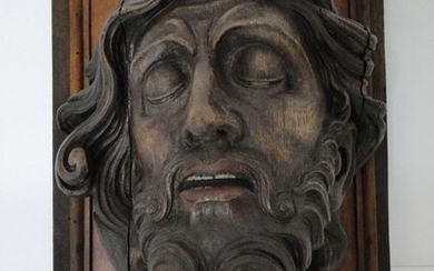 Sculpture, Head of john - Wood - Late 18th century