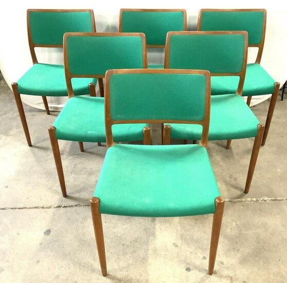 Set 6 DANISH CONTROL FURNITURE Side Chairs