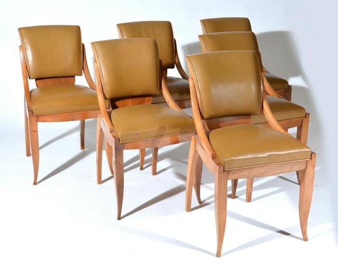 Set of 6 Modern Side Chairs, c. 1970's