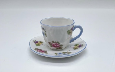 Shelley Porcelain Mini Cup and Saucer Set