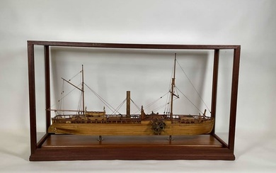 Steamship Clermont Model By Peter Ness