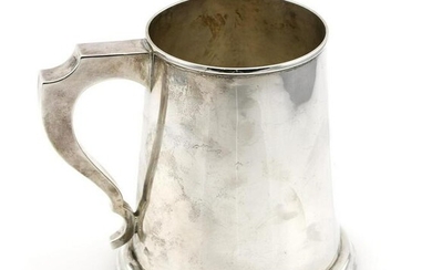 Sterling Silver Cup with Glass Bottom