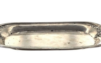 Sterling silver oval shaped tray, "Wallase", total weight 169gr,...