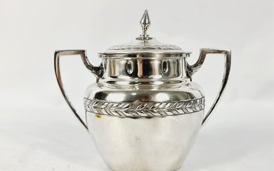 Sugar bowl, 16cm - .833 silver - Portugal - Late 19th century