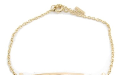 TIFFANY&CO T Smile Bracelet Gold K18PG(Rose Gold)
