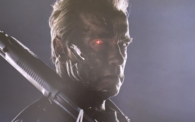 Terminator Genisys Arnold Schwarzenegger signed movie photo