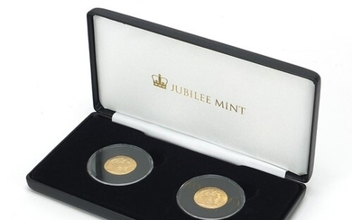 The centenary of World War I gold sovereign pair by the Jubi...