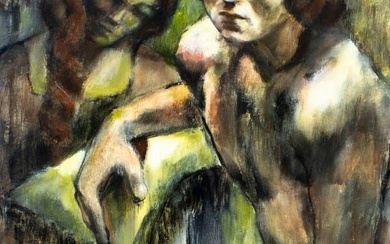 Thelma Thal (NY,1903-2001) oil painting