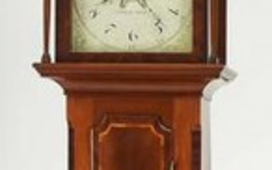 Thomas Crow Federal Mahogany Grandfather Clock