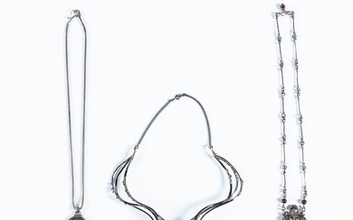 Three Gordon Lawrie Sterling Silver Necklaces