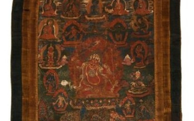 Tibetan Thangka Hayagriva