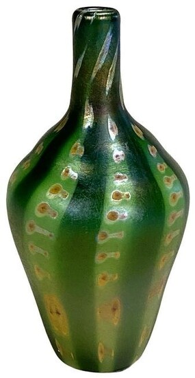 Tiffany Studios Favrile Glass Cabinet Vase