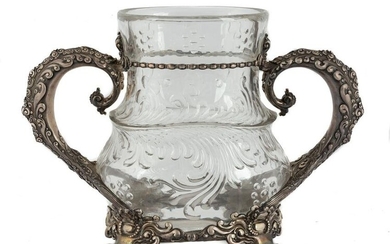 Tiffany & Co. Makers Cut Glass Vase