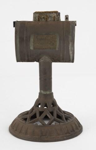 Tin Patented Kinnear's Ufford Lard Lamp