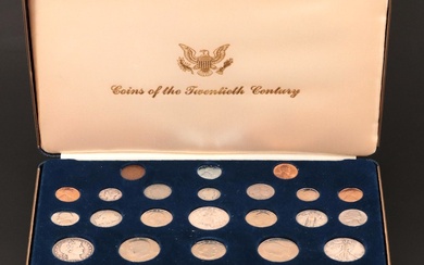 Twentieth Century U.S. Type Coin Set, Including Twenty-Seven Coins