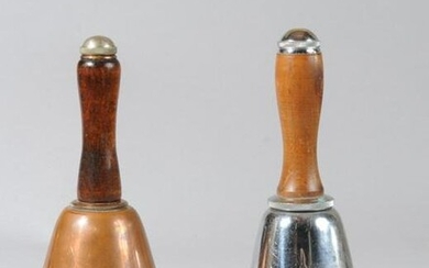 Two 1930s Town Crier's Bell Cocktail Shakers