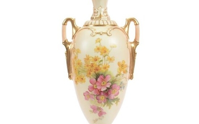 Two Handle Pedestal Vase, Royal Worcester #2256