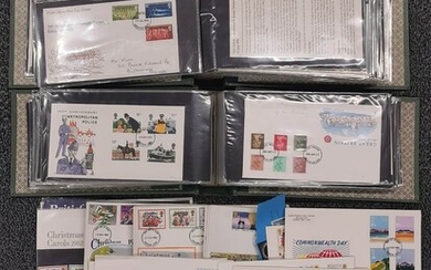 Two albums of First Day covers and other stamps.
