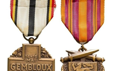 Two war medals, France, 1940