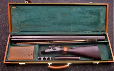 United Kingdom - 1870 - Adams cased - Double Barrel - Centerfire - Shotgun - 12 ga