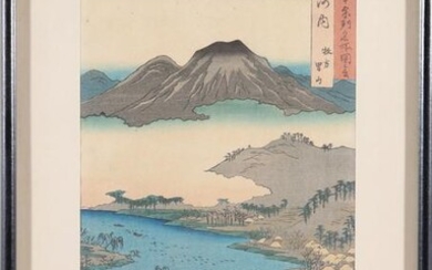 Utagawa Hiroshige Japanese Woodblock Print, 1853