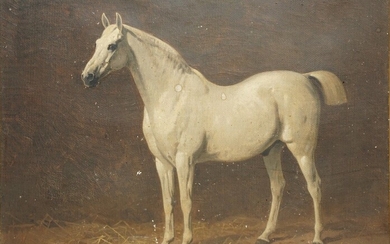 VOLKERS Émil, 1831-1905 Portrait de cheval,... - Lot 25 - Rossini
